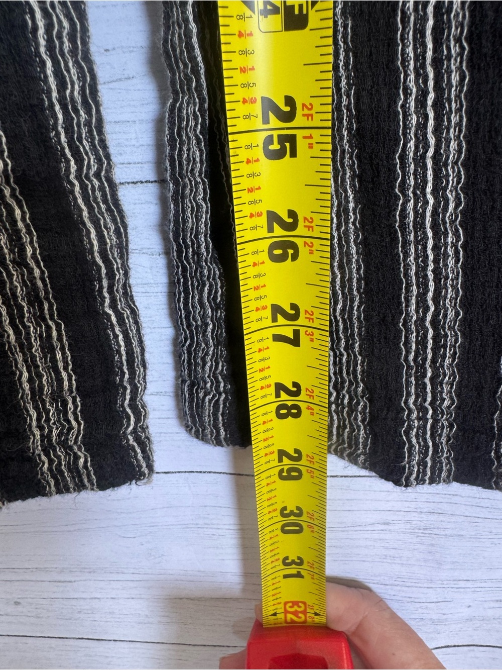 Billabong New Waves Stripe Wide Leg Pants Size Small Smocked Cotton Travel - Picture 11 of 15